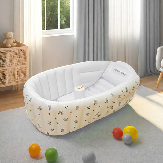 Inflatable Baby Swimming Pool | Animal Design Paddling Pool for Toddlers & Kids