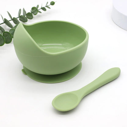 Baby Silicone Bowl & Spoon Set