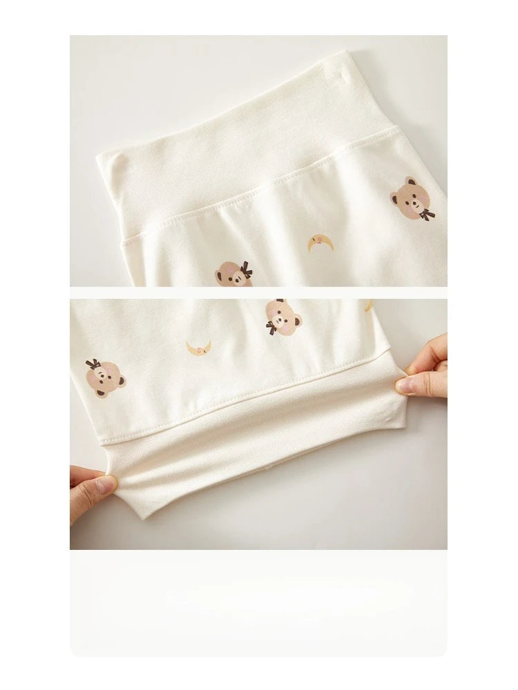 2-Piece Baby Cartoon Pyjama Set | Cotton Top & Pants Autumn Winter 0-18M
