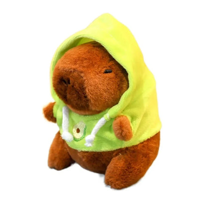 Capybara Plush Toy with Wings & Hoodie | Soft Stuffed Animal Gift
