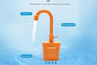 Kids Kitchen Sink Toy | Pretend Play Dish Wash Set for Children