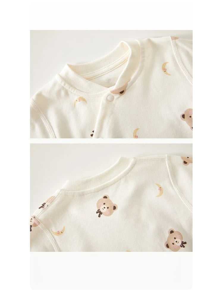 2-Piece Baby Cartoon Pyjama Set | Cotton Top & Pants Autumn Winter 0-18M