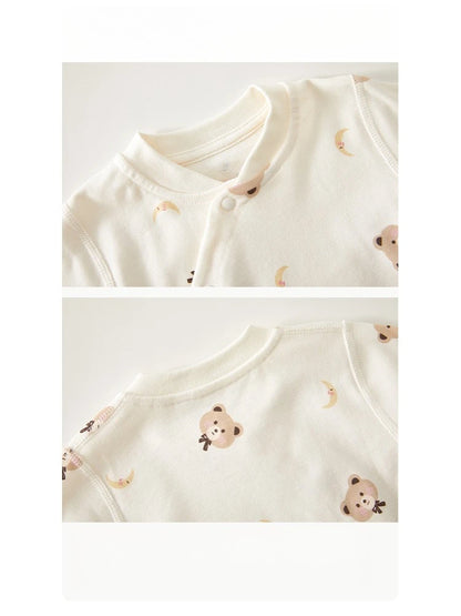2-Piece Baby Cartoon Pyjama Set | Cotton Top & Pants Autumn Winter 0-18M