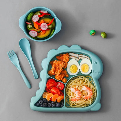 Kids Dinosaur Dinnerware Set