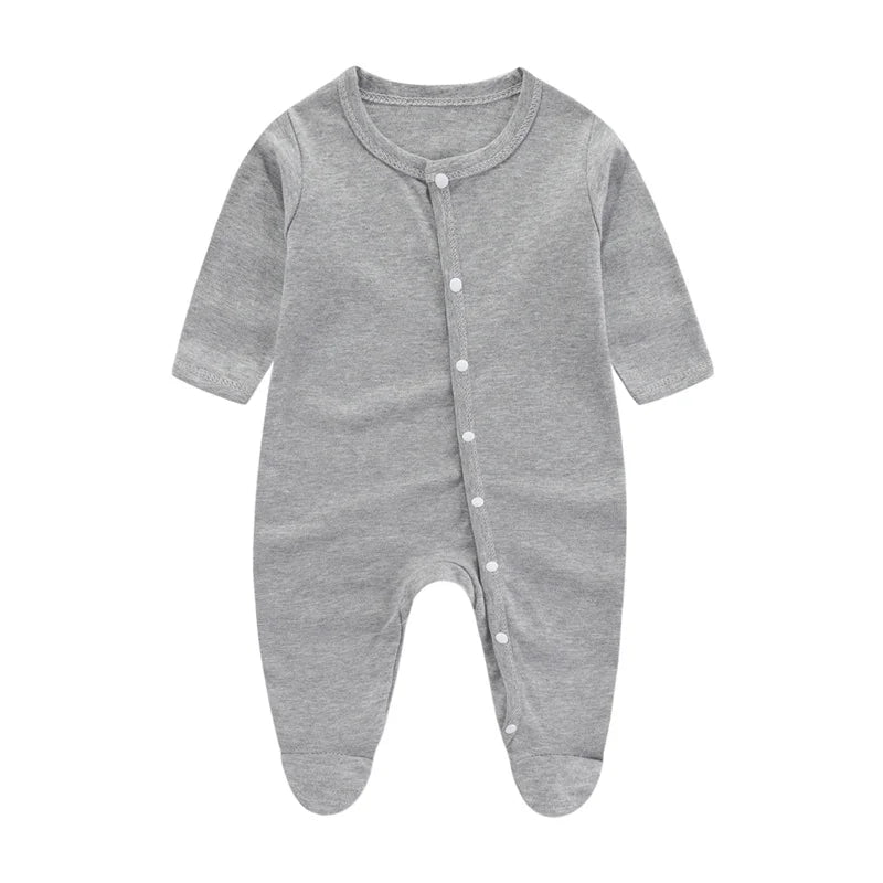 Baby Cartoon Print Romper | Soft Cotton Bodysuit for Newborns 0–9 Months