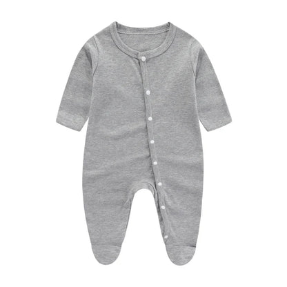 Baby Cartoon Print Romper | Soft Cotton Bodysuit for Newborns 0–9 Months