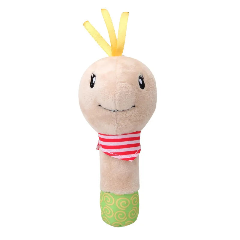 Baby Animal Plush Hand Bell Rattle Toy