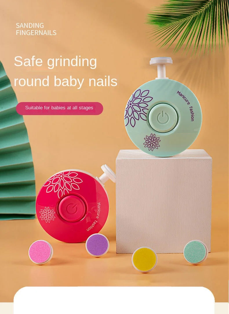 Electric Baby Nail Clipper & Hygiene Kit | Safe Trimmer, Polisher & Manicure Set for Newborns