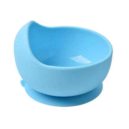 Baby Silicone Suction Bowl with Spoon | Waterproof Kids Feeding Tableware