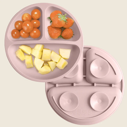 Baby Silicone Suction Dining Plate | BPA-Free Toddler Feeding Bowl | 14 Colours
