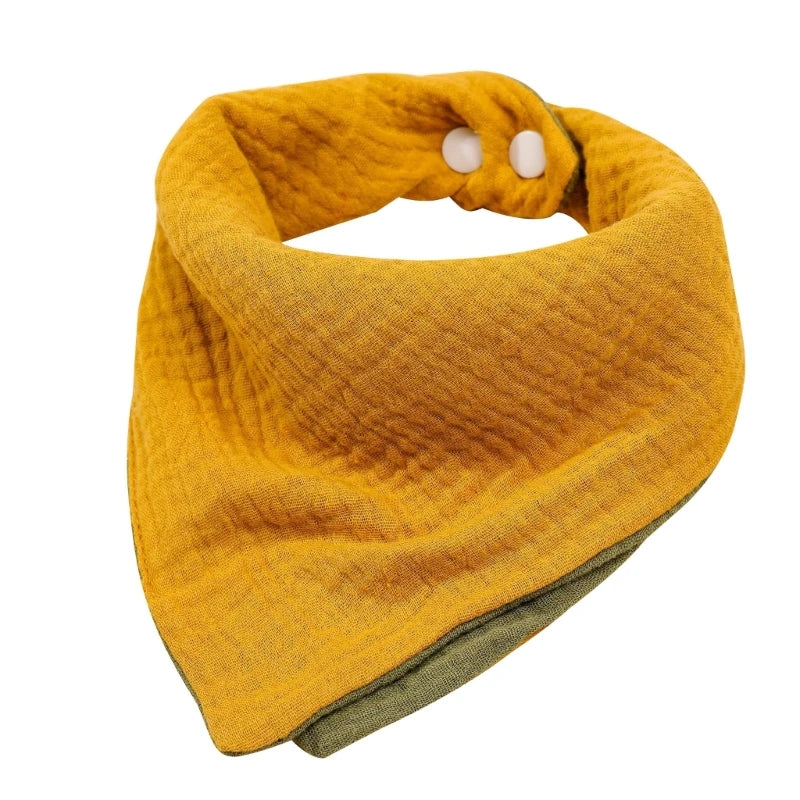 Baby Bandana Bib | Muslin Drool Bib for Teething Infants 0-12 Months