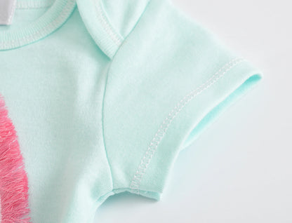 Baby Cotton Bodysuit 3-Pack | Short Sleeve Unisex Romper 0-12 Months
