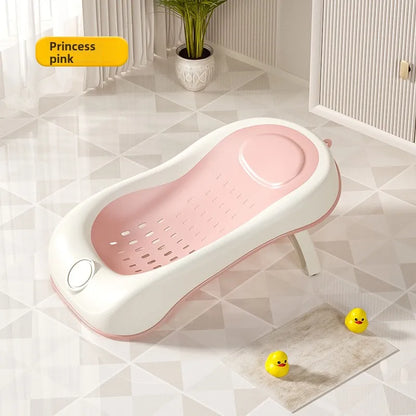 Baby Bath Lying Rack | Convertible Sit & Lie Bath Seat with Temperature Sensing for 0–6 Months