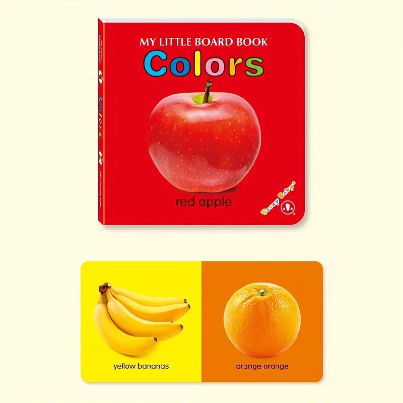 Baby Colourful Pattern Card Books | Interactive Sensory Toy for Newborn Early Development