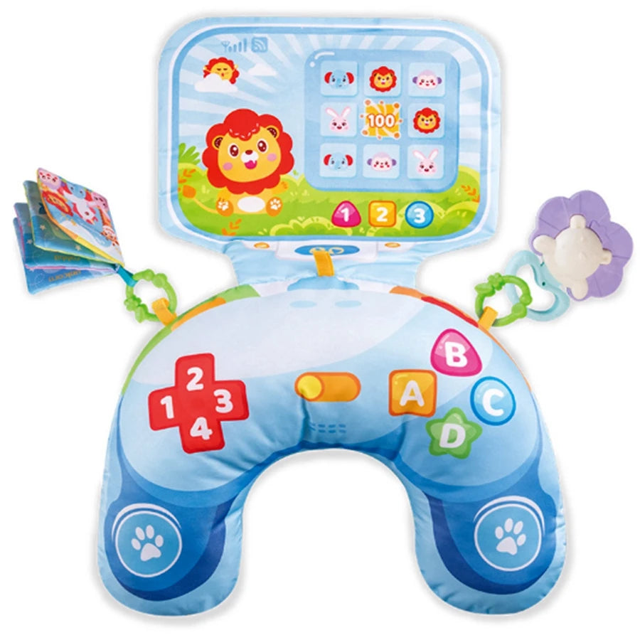 Baby Tummy Time Pillow Sensory Toy Set