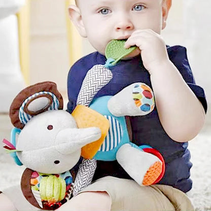 Baby Soft Plush Animal Pram Toy