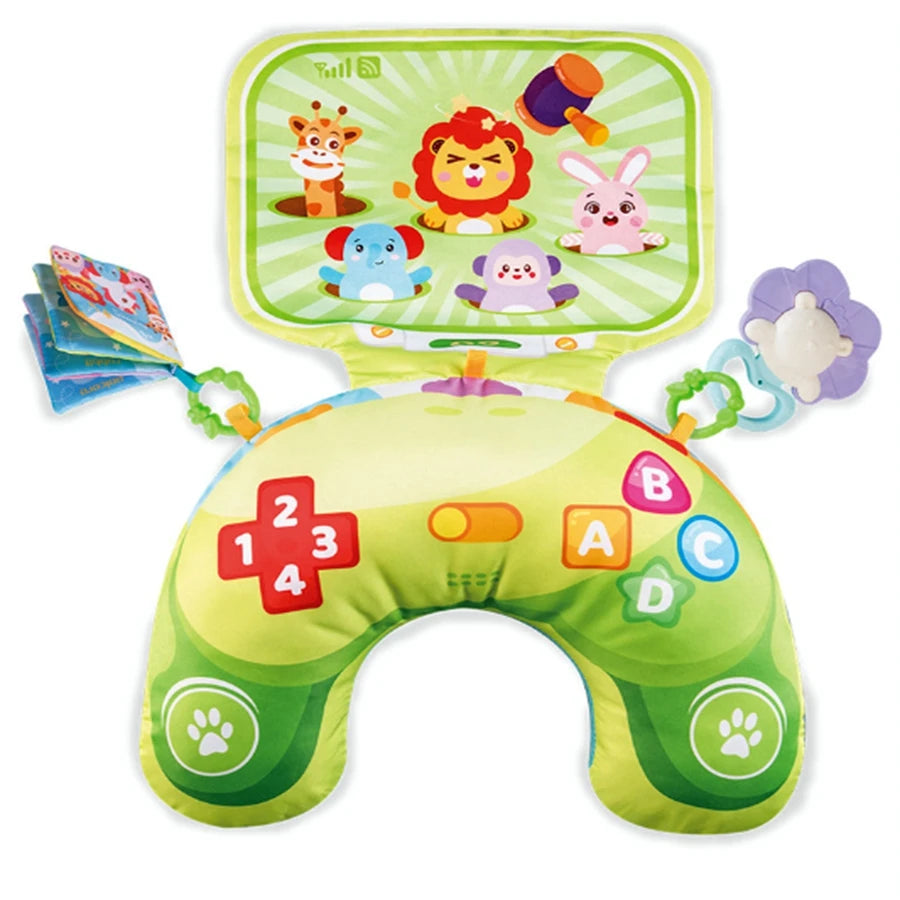 Baby Tummy Time Pillow Sensory Toy Set