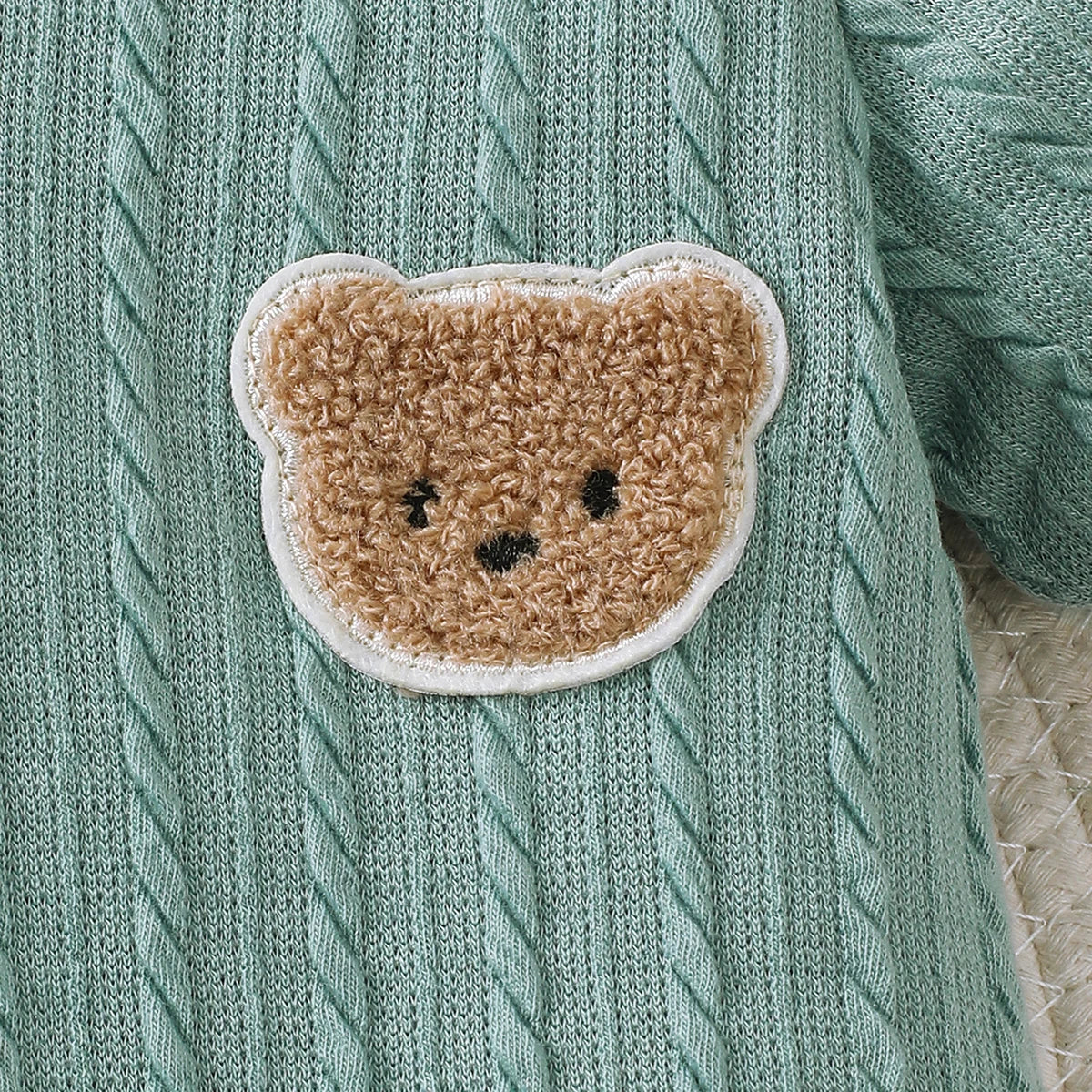 Baby Boy Bear Jumpsuit | Short Sleeve Summer Romper 1-18 Months