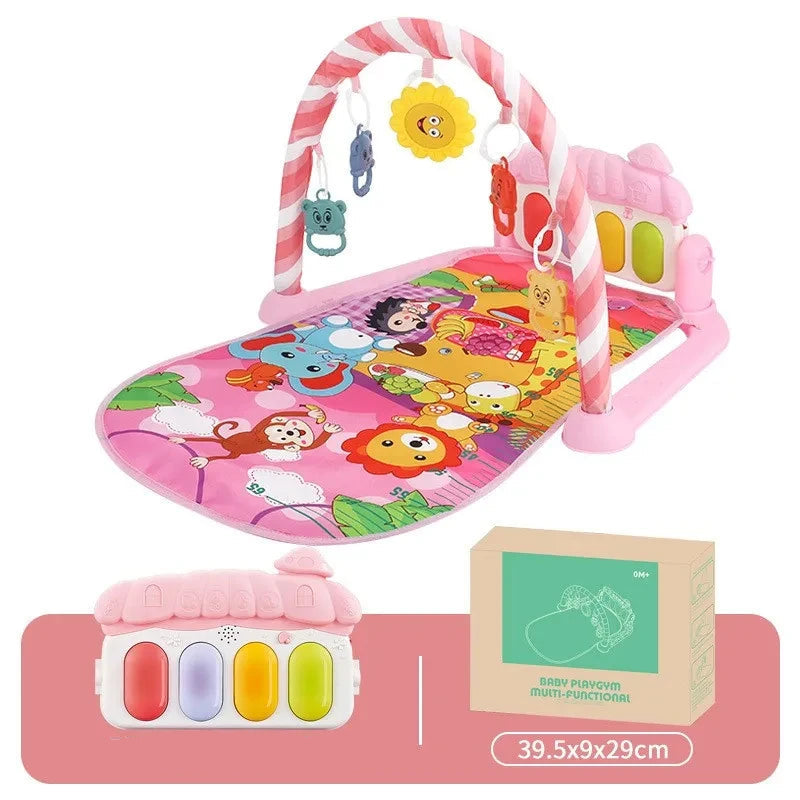 Baby Activity Gym Play Mat | Multifunctional Crawling & Sensory Mat for Infants