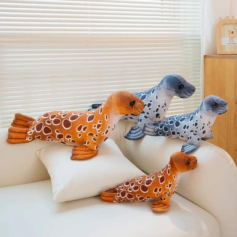 Kawaii Sea Lion Seal Plush Toy | Super Soft Stuffed Animal | 2 Colours | 40cm & 60cm
