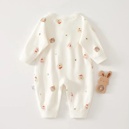 Baby Unisex Four Season Jumpsuit | Cute Print Romper 0-6 Months