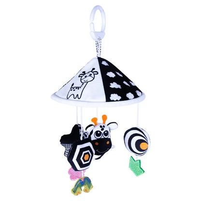 Baby Black & White High Contrast Hanging Rattle Toy