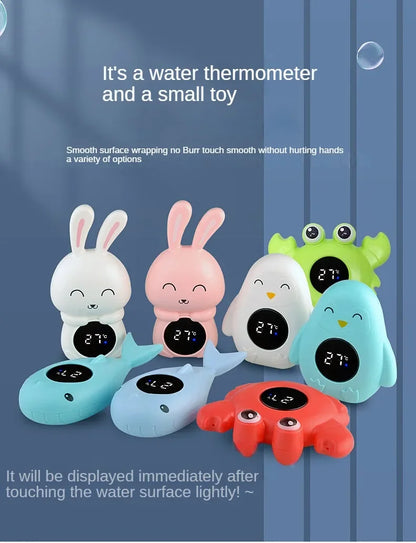 Baby Bath Thermometer | Floating Water Temperature Tester with LED Display