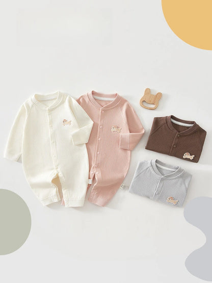 Baby Cotton Jumpsuit Sleepwear | Pure Cotton Spring & Autumn Newborn 0-18M
