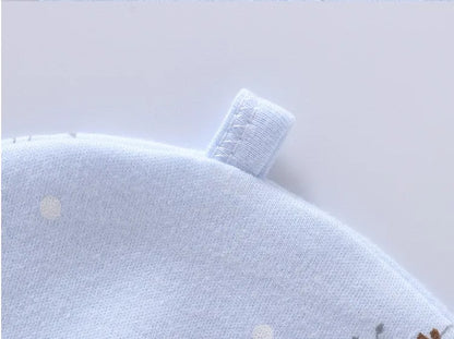 7-Piece Newborn Baby Clothing Set | Cartoon Cotton T-Shirt, Pants & Hat 0-3 Months