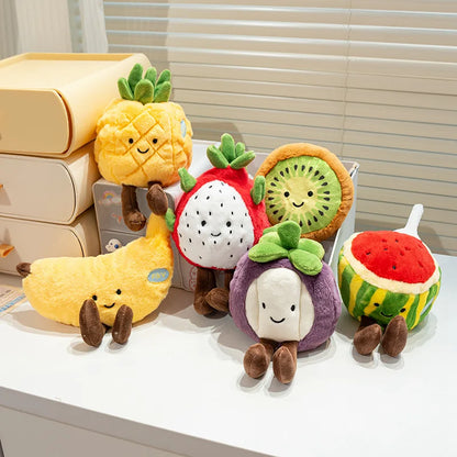 Fruit Plush Toy | Soft Stuffed Plushie for Babies & Kids | 10 Fruit Designs