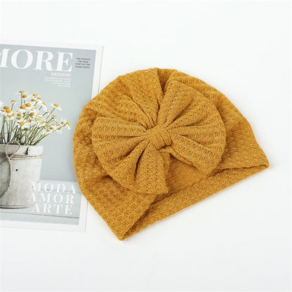 Baby Turban Bow Knot Hat | Soft Beanie Headwrap for Newborns & Toddlers