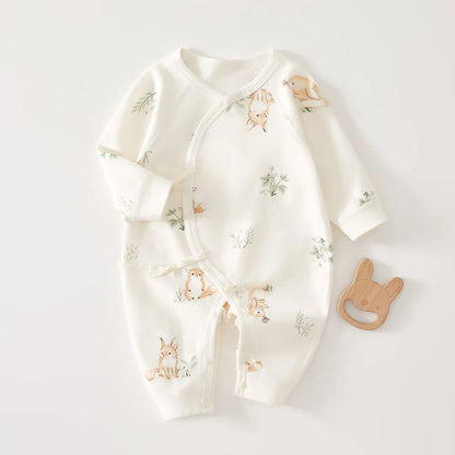 Baby Unisex Four Season Jumpsuit | Cute Print Romper 0-6 Months