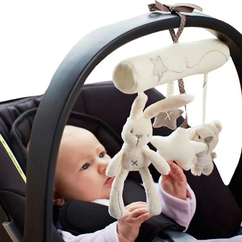 Baby Rabbit Plush Hanging Stroller Toy