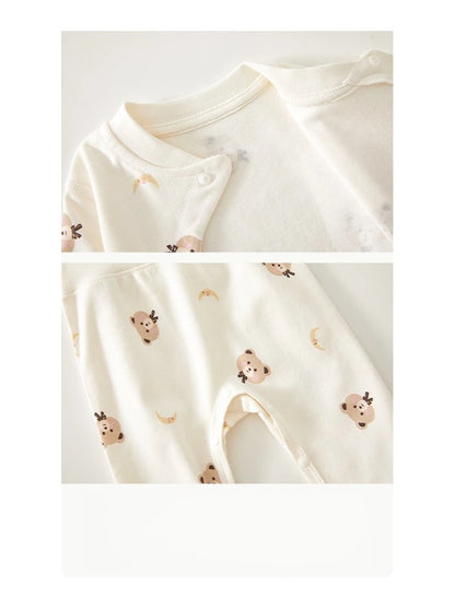 2-Piece Baby Cartoon Pyjama Set | Cotton Top & Pants Autumn Winter 0-18M