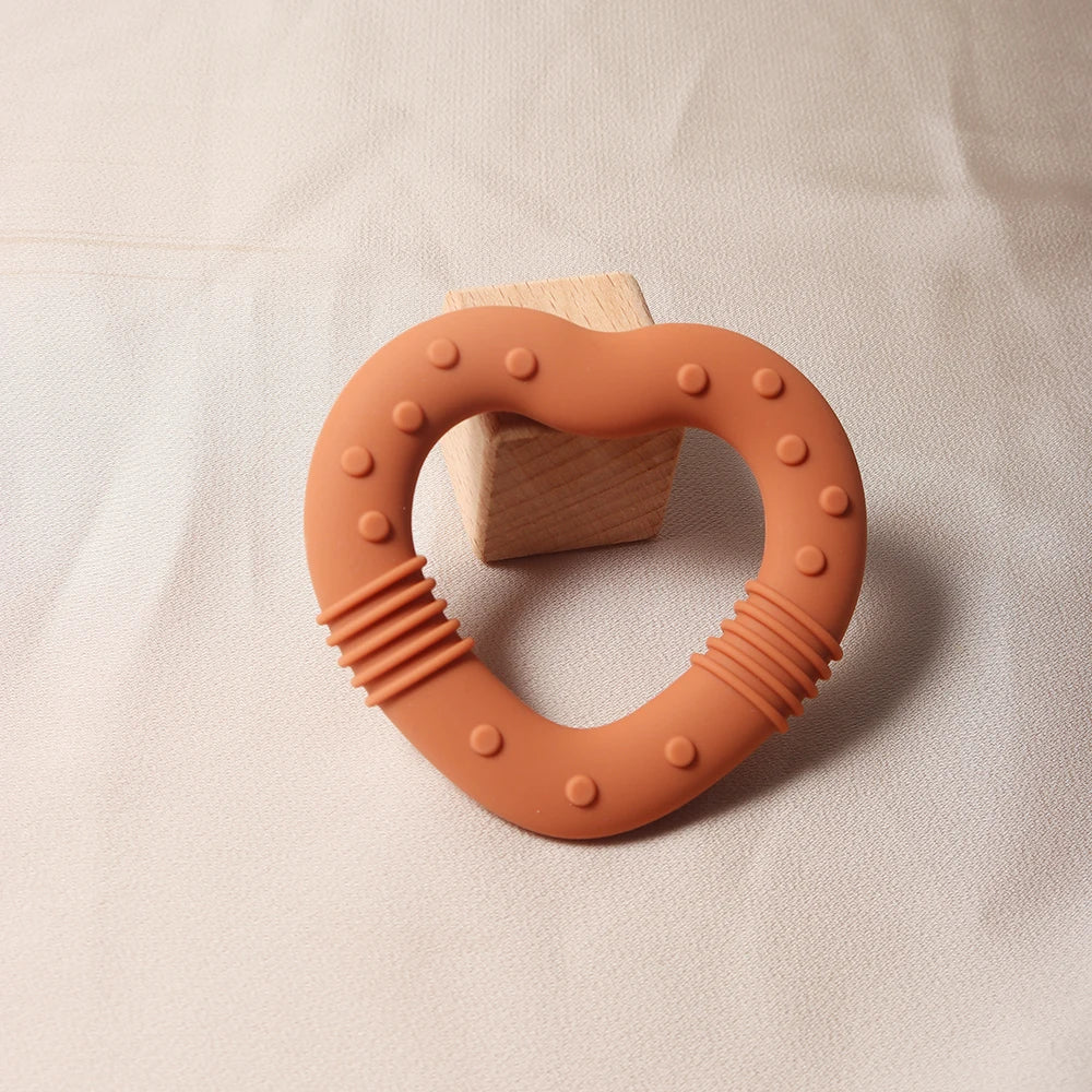 Baby Star & Heart Silicone Teether