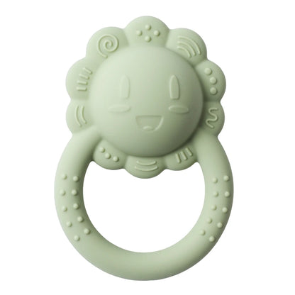 Silicone Bear Teether Rattle | Food-Grade Sensory Hand Bell for Babies 0–12 Months