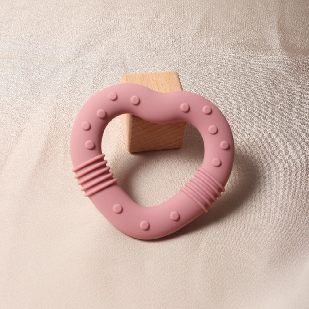 Baby Star & Heart Silicone Teether