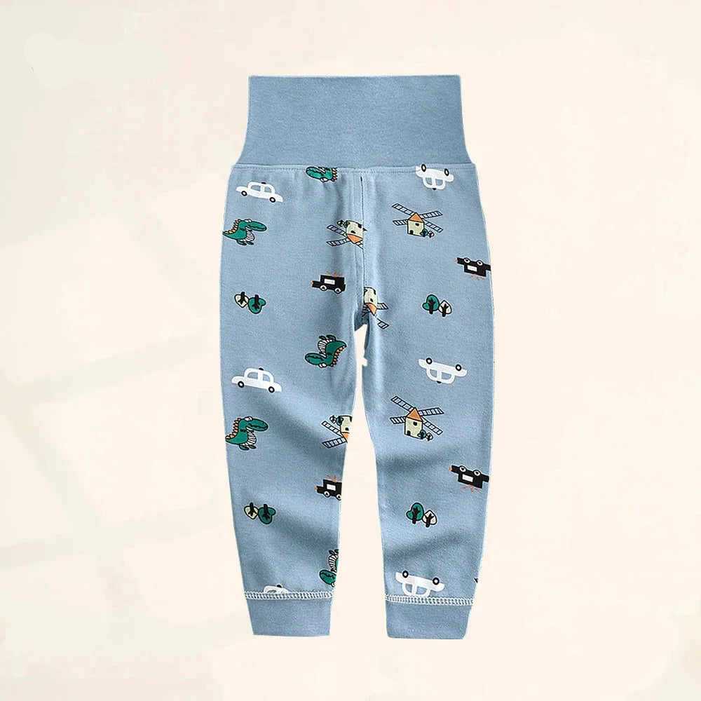 Kids Cotton Pyjama Long Johns Set | High Waist Underwear 9M-6 Years