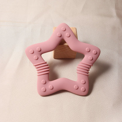 Baby Star & Heart Silicone Teether