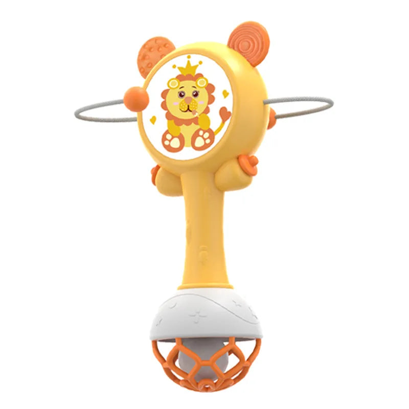 Baby Rattle Teether Hand Bell Toy