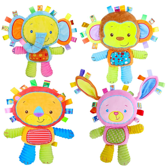 Baby Sensory Elephant Plush Rattle Toy