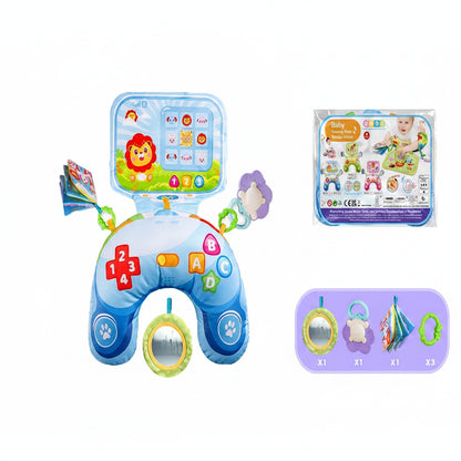 Baby Tummy Time Pillow Sensory Toy Set