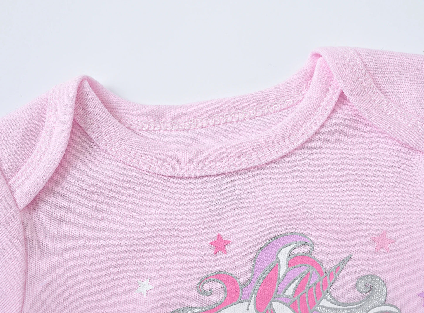 Baby Cotton Bodysuit 3-Pack | Short Sleeve Unisex Romper 0-12 Months