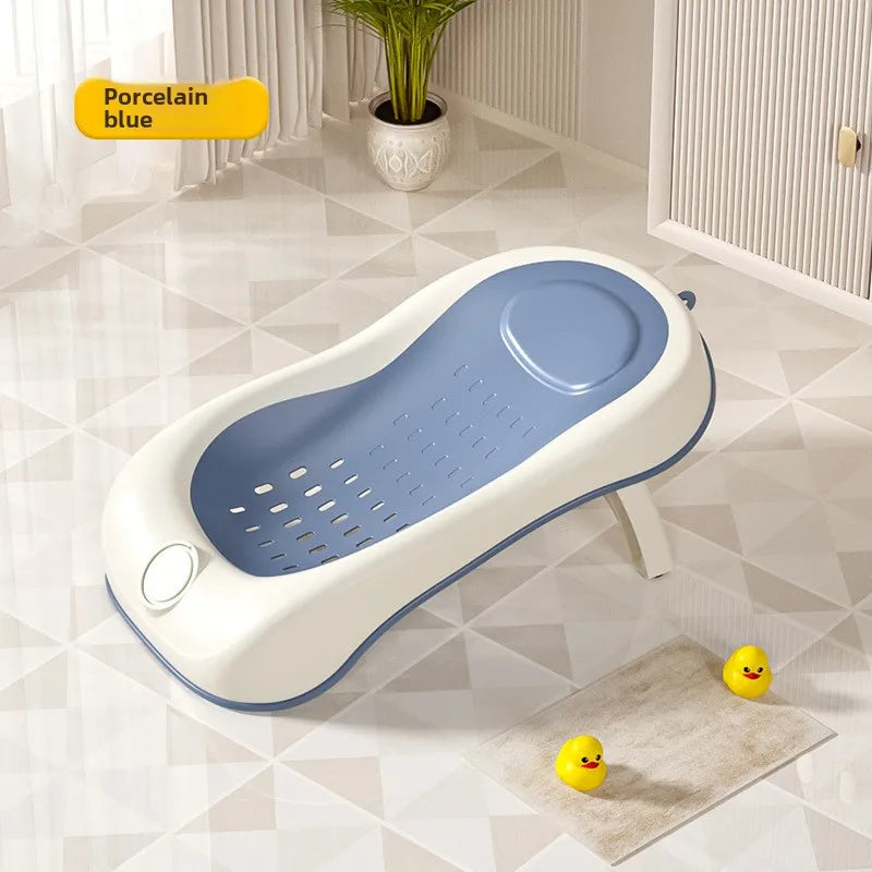 Baby Bath Lying Rack | Convertible Sit & Lie Bath Seat with Temperature Sensing for 0–6 Months