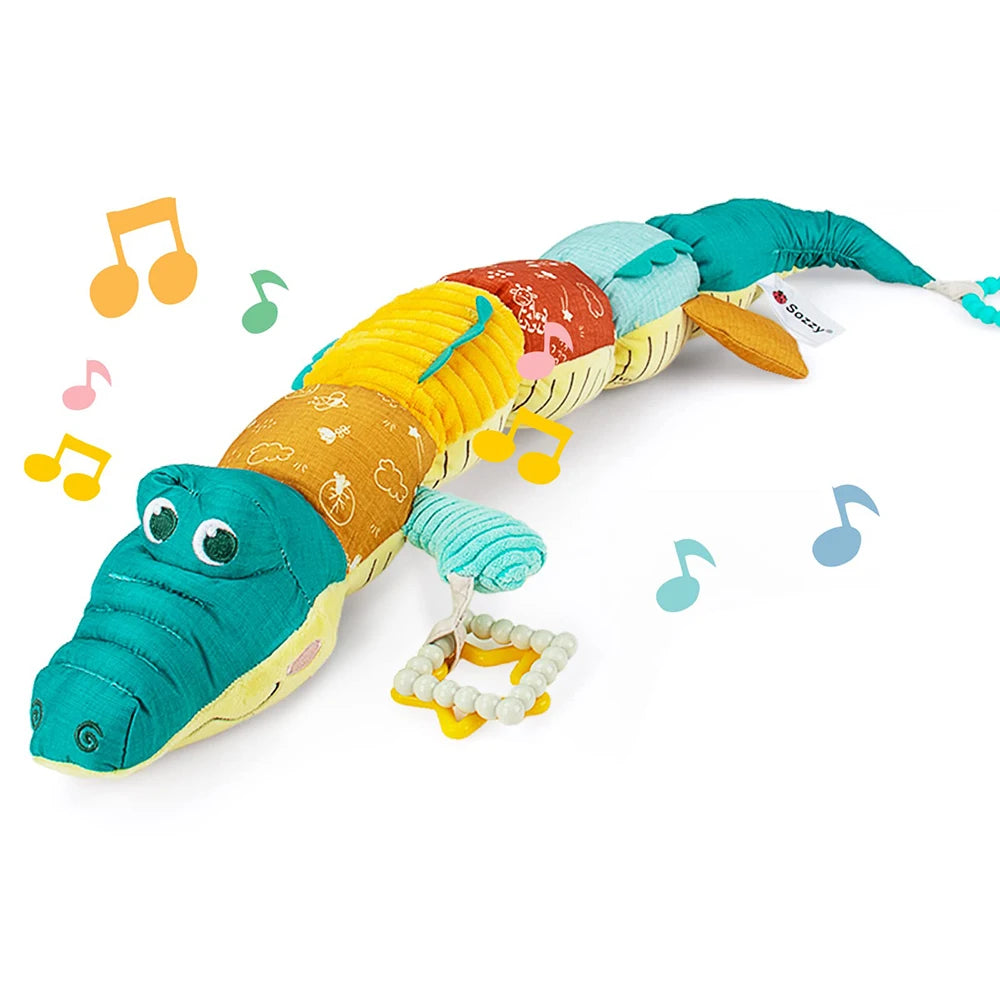 Baby Musical Caterpillar Rattle Plush Toy