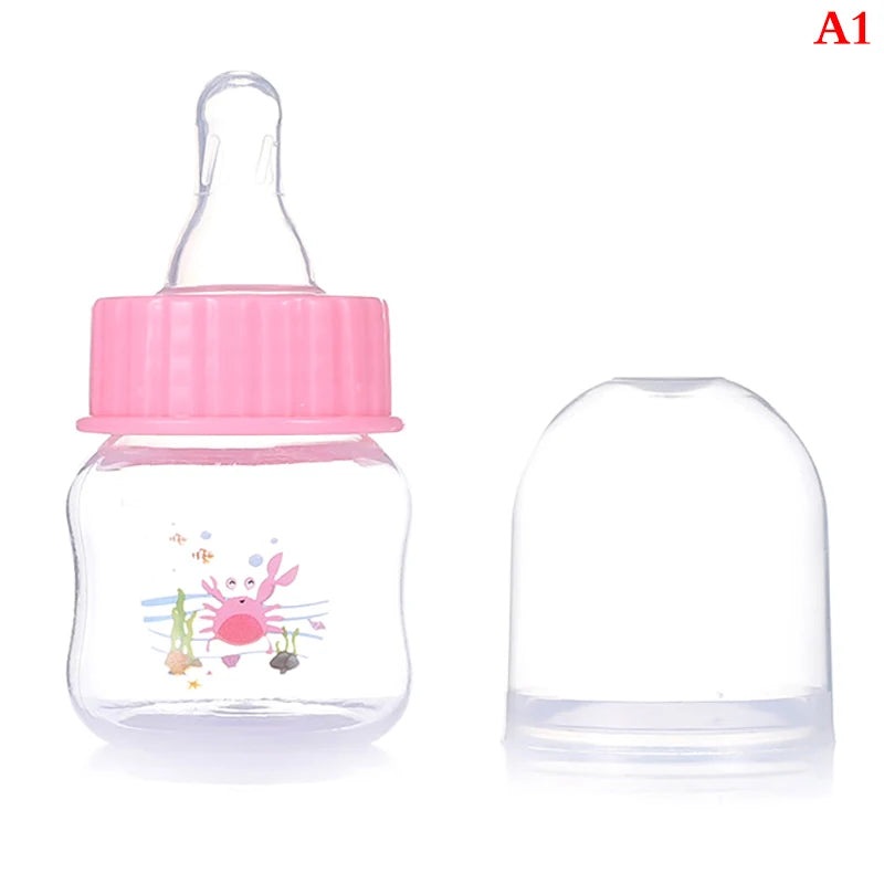 50ml Mini Portable Baby Nursing Bottle | BPA-Free Newborn Feeder for Milk, Juice & Fruit | 3 Colours