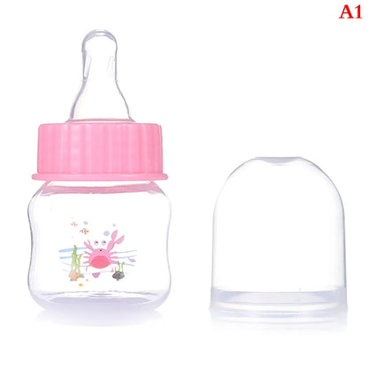 50ml Mini Portable Baby Nursing Bottle | BPA-Free Newborn Feeder for Milk, Juice & Fruit | 3 Colours