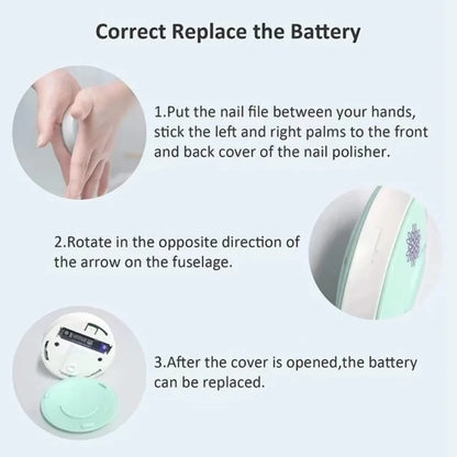 Electric Baby Nail Trimmer & Polisher | Quiet Safe Nail Care for Newborns