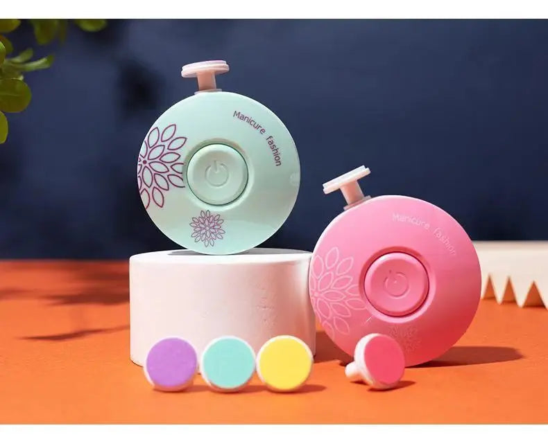Electric Baby Nail Trimmer & Polisher | Quiet Safe Nail Care for Newborns