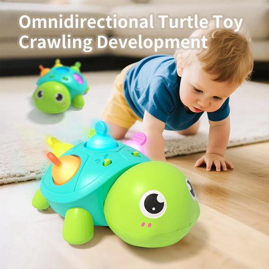 Baby Turtle Crawling Toy | Light & Sound Sensory Toy for Infants 0–12 Months